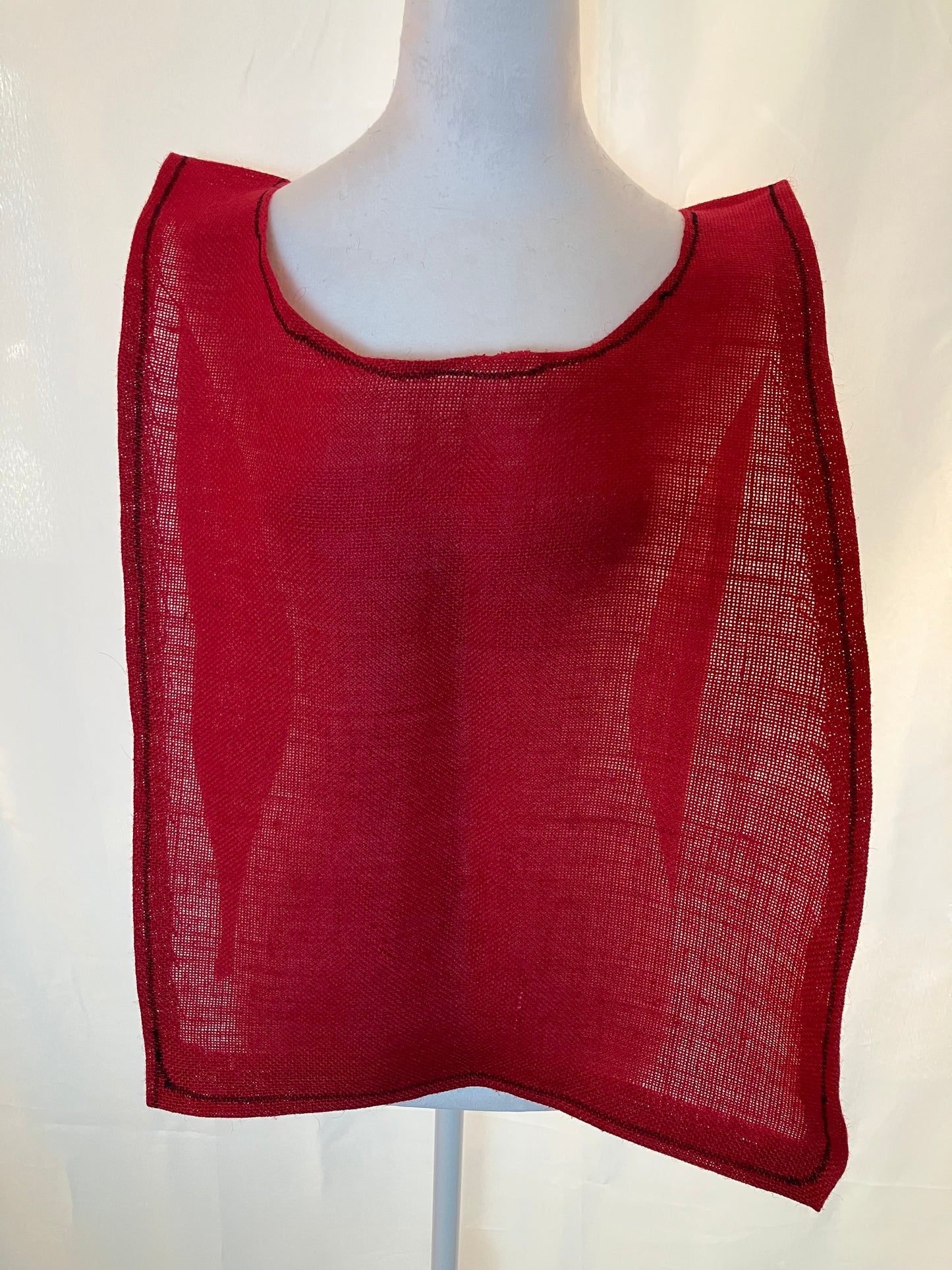 Red Sackcloth Hair Shirt
