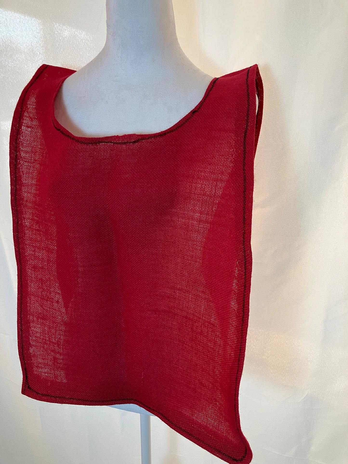 Red Sackcloth Hair Shirt
