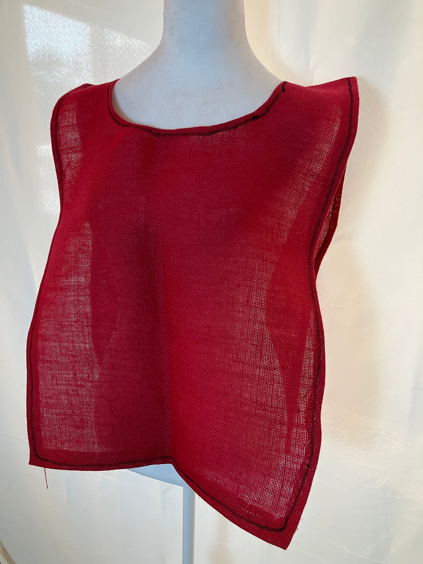 Red Sackcloth Hair Shirt